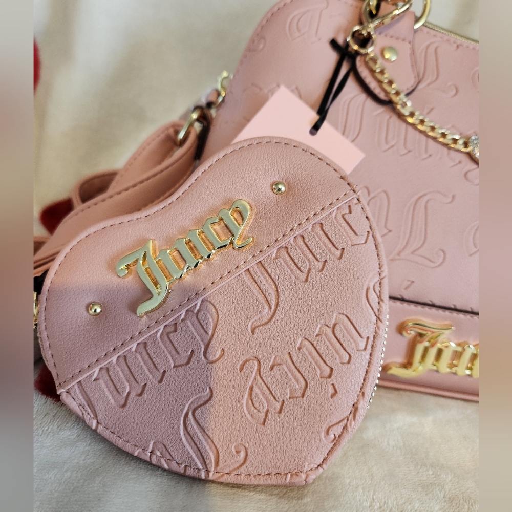 Juicy Couture Dome Satchel and Heart-Shaped Wallet - Picture 6 of 7